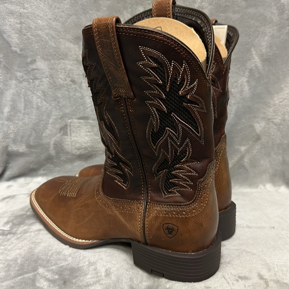ARIAT MEN'S SPORT COOL VENTTEK COWBOY BOOTS - Picture 5 of 12